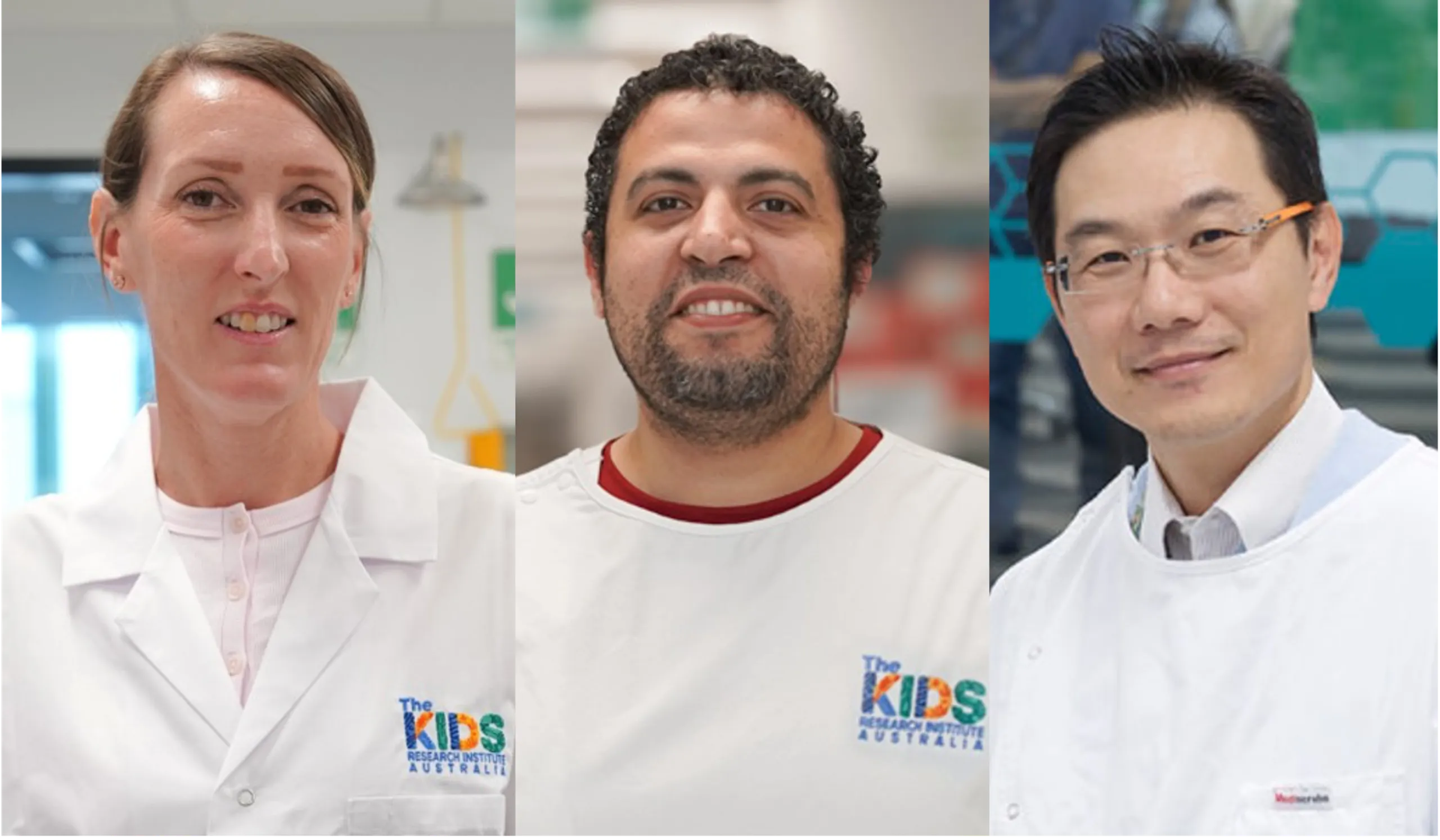three researchers headshots
